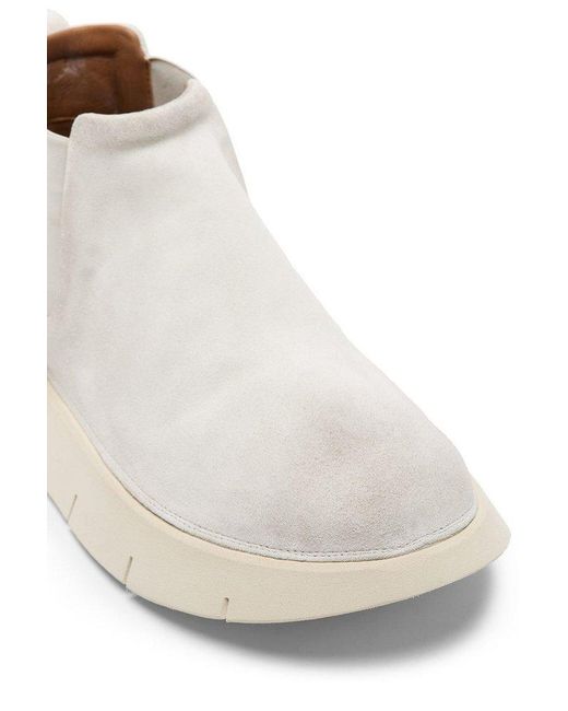 Marsèll White Intagliata Round-toe Boots for men