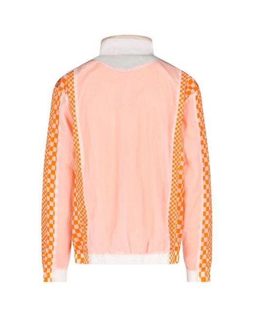 Sergio Tacchini Pink Checkerboard Track Jacket for men