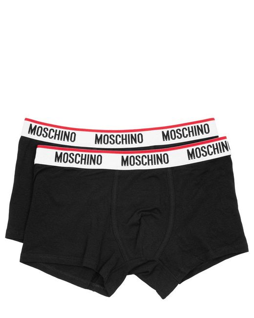 Moschino Black Cotton Boxer for men