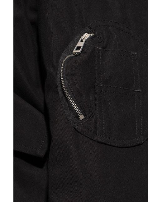 Loewe Black Cotton Jacket, for men