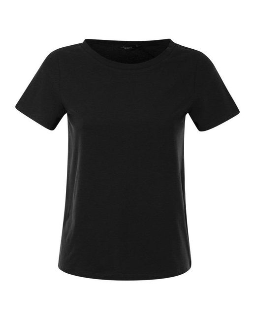 Weekend by Maxmara Black Multif Jersey T Shirt