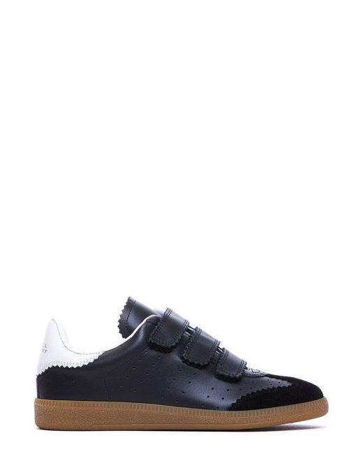Isabel Marant Blue Perforated Low-Top Sneakers