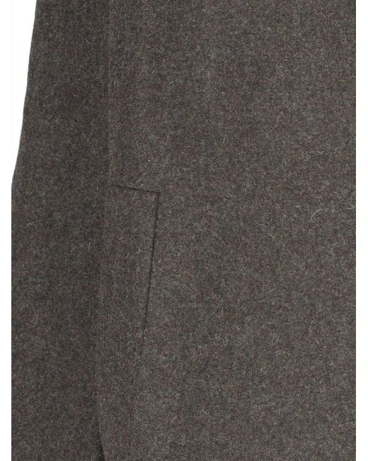 Studio Nicholson Gray Wain Concealed-button Midi Coat for men