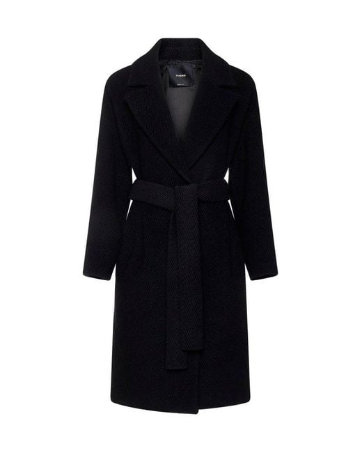 Pinko Coat in Black | Lyst