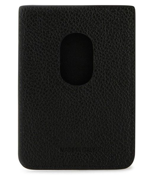 Balenciaga Black Cash Magnet Card Holder for men