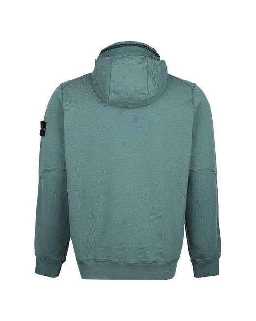 stone island full zip sweatshirt