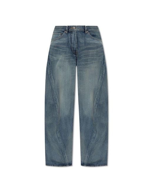 Versace Blue Jeans With Vintage Effect