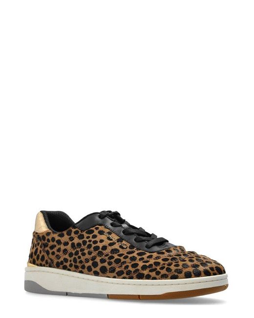 MICHAEL Michael Kors Brown Pia Leopard Printed Sneakers