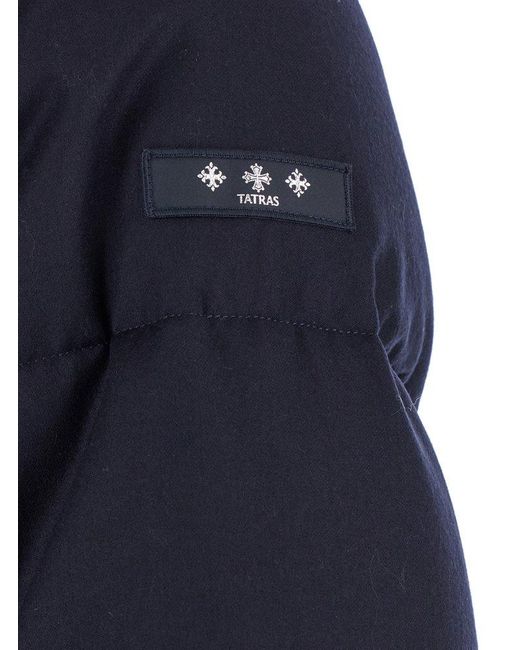 Tatras Blue Antoldo Down Jacket With Hood Patch for men