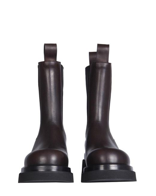 Bottega Veneta Black Lug Boots for men