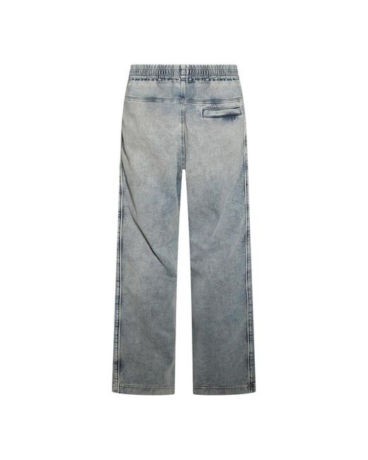 DIESEL Light Blue Cotton Jeans for men