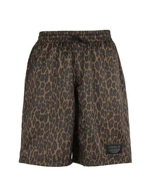 Adidas Originals Multicolor Leopard Nmd Shorts for men