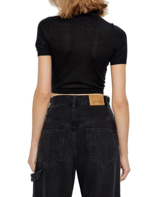 Alaïa Black Cashmere Top