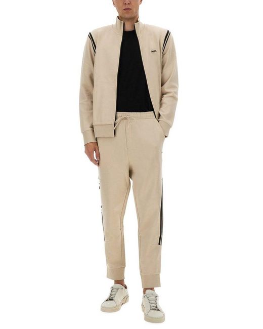 Boss Natural Stretch Regular-Fit Tracksuit for men