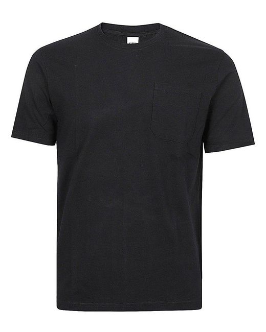 Aspesi Black Crewneck T-shirt for men