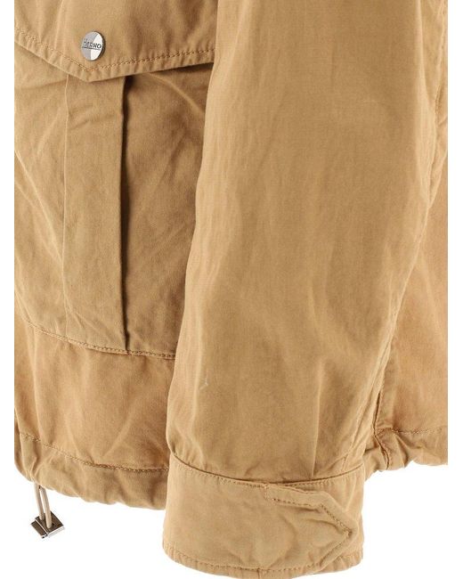 Herno Brown High Neck Long-sleeved Jacket for men
