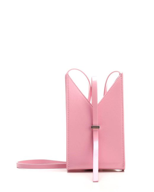 Givenchy Pink Cut-out Detail Phone Pouch