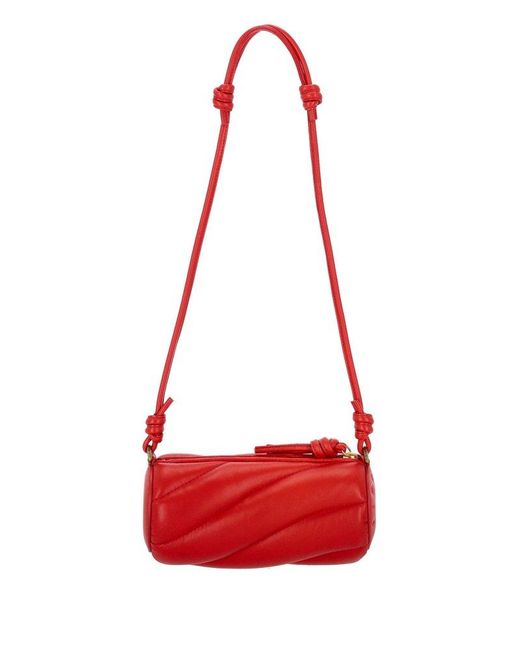 Fiorucci Red Quilted Shoulder Bag