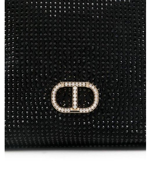 Twinset Black Mini Structured Tote