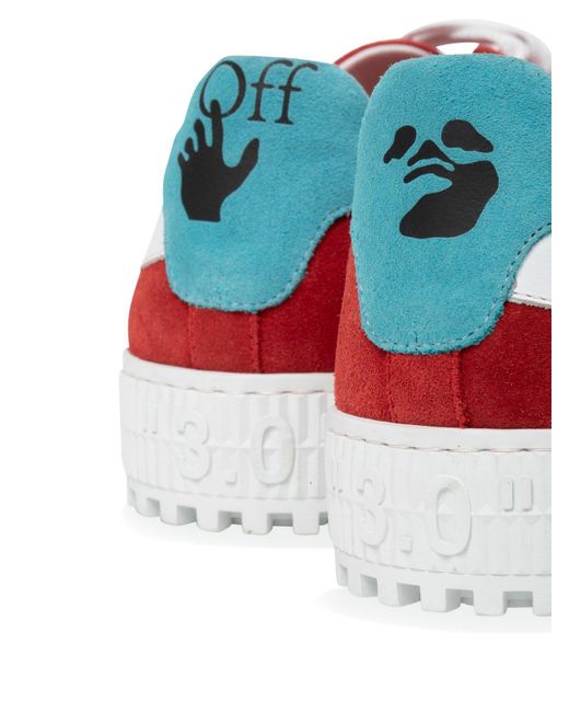 off white turquoise sneakers