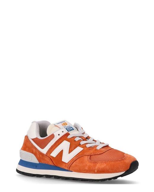 New Balance Red 574 Legacy Lace-Up Sneakers