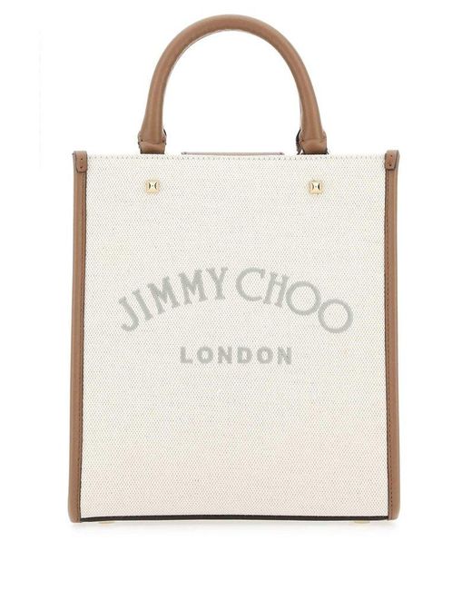 Jimmy Choo Borsa in Natural Lyst