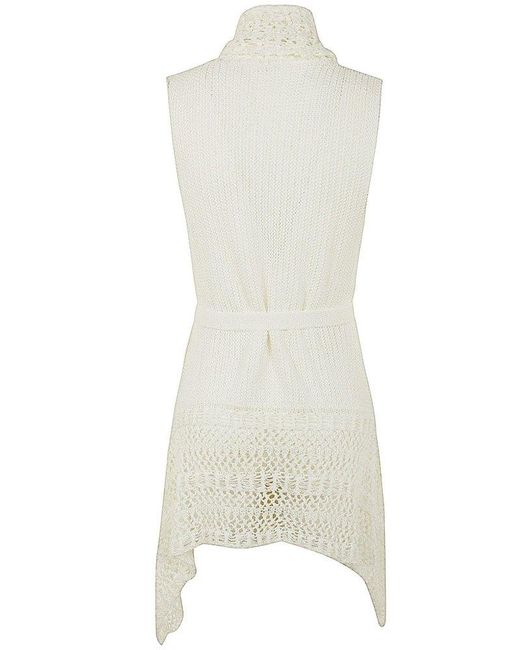 P.A.R.O.S.H. White Belted Vest