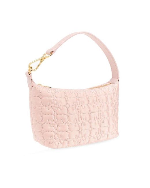 Ganni Pink 'butterfly Small' Handbag,