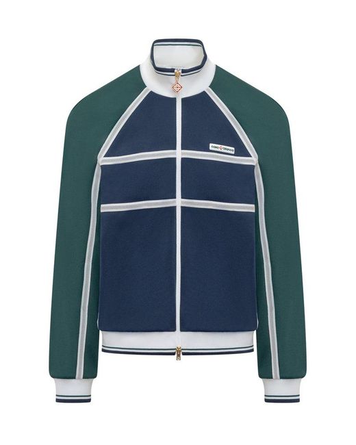 Casablanca Blue Mesh Track Jacket for men