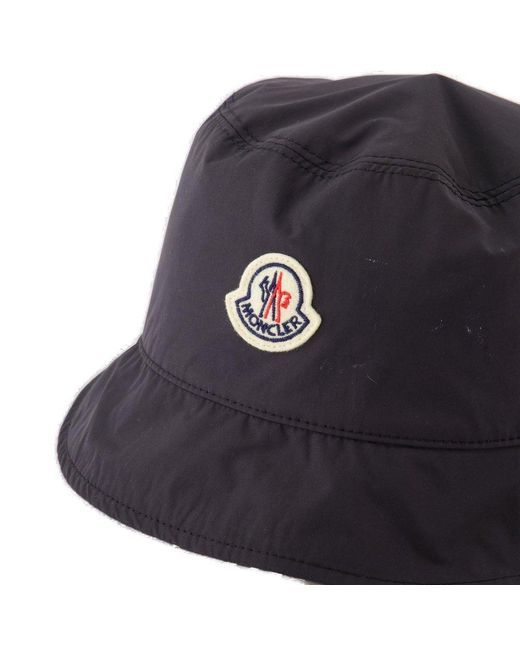 Moncler Blue Bob Reversible Bucket Hat for men