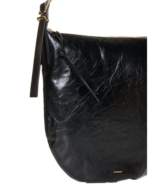 Jil Sander Black Moon Medium Shoulder Bag