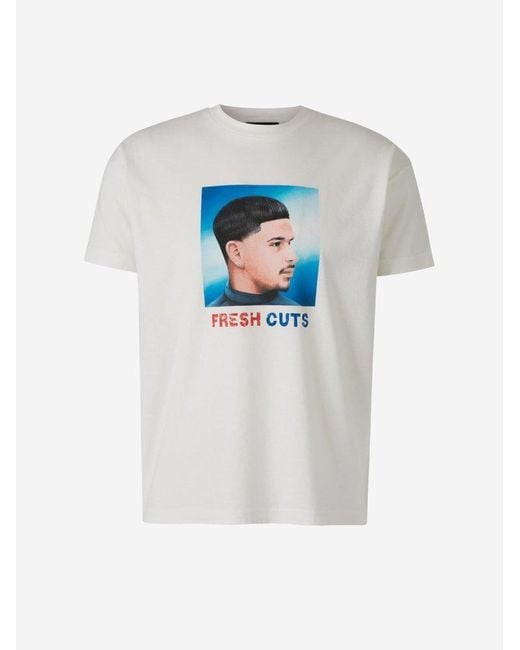 Willy Chavarria White Freshcutseasy Graphic Tee for men