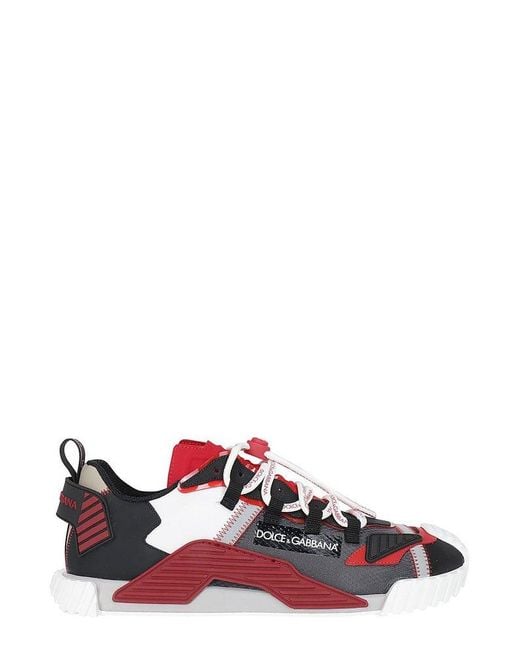 Dolce & Gabbana Red Ns1 Lace-up Sneakers for men
