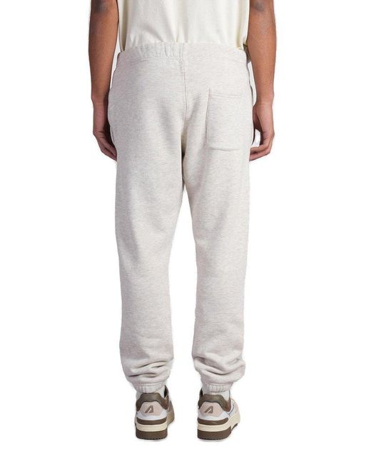 Autry Gray Drawstring Jogging Pants for men