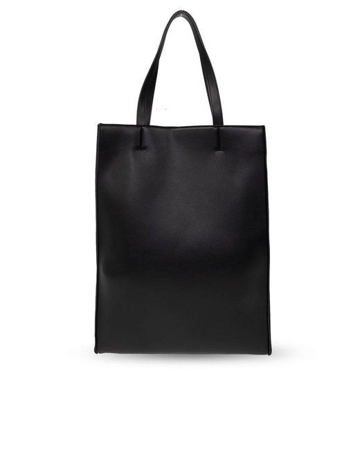 DIESEL Holi-d Shopper X Faux Leather Tote Bag in Black | Lyst