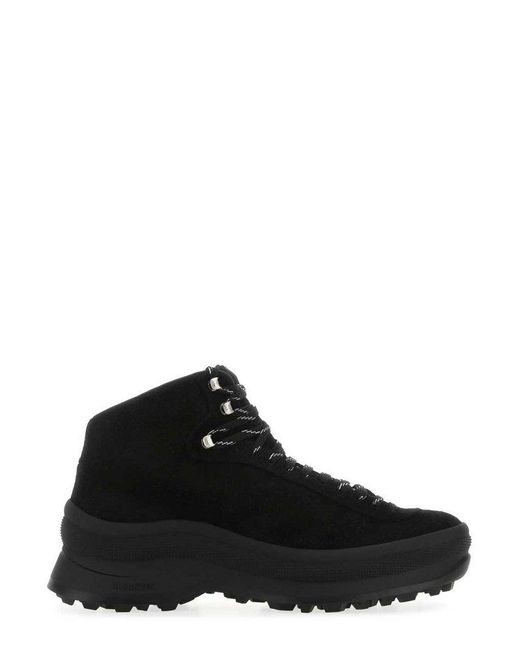 jil sander lace up boots