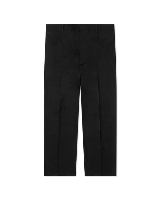 Jil Sander Black Pleated Tailored Trousers for men
