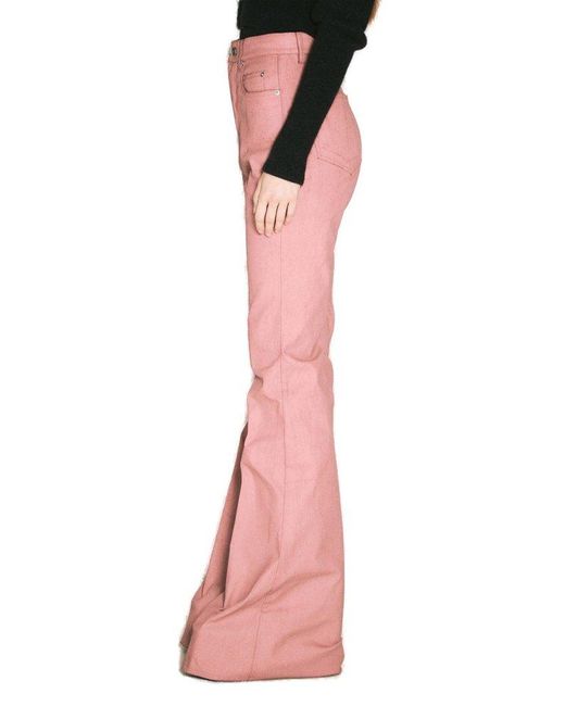 Rick Owens Porterville Bolan Bootcut Pants in Pink | Lyst Rick Owens Porterville Bolan Bootcut Pants in Pink | Lyst