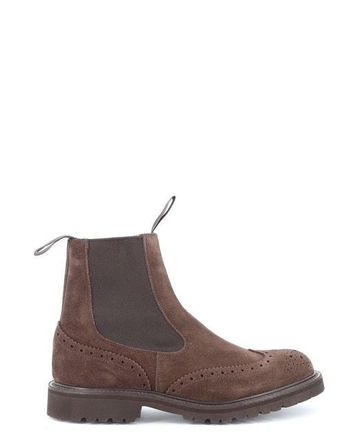 Tricker's Brown Henry Ankle Boots for men