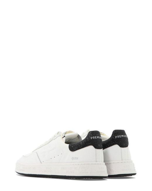 Premiata White Quinnd Low-top Sneakers
