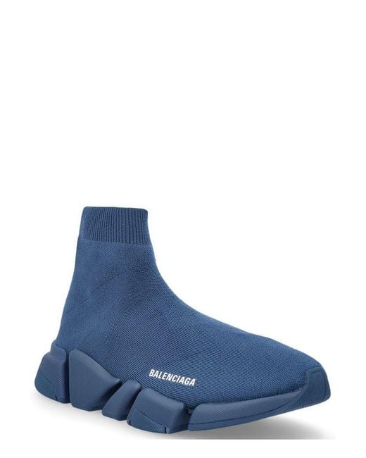 Balenciaga Blue Speed 2.0 Sneakers for men