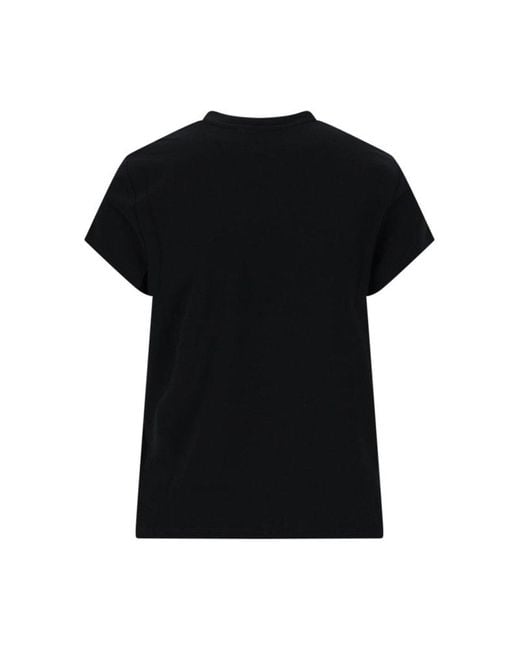 Zanone Black Classic Crew Neck Top