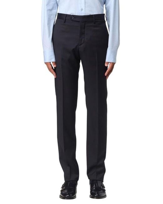 Tagliatore Black Double-Breasted Tailored Suit for men