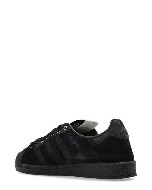 Adidas Originals Black X Song For The Mute Superstar 82 Low-Top Sneakers