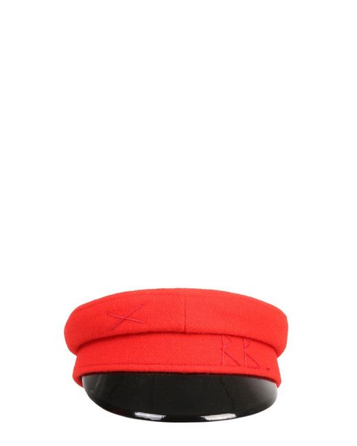 Ruslan Baginskiy Red Initials-stitched Military Cap