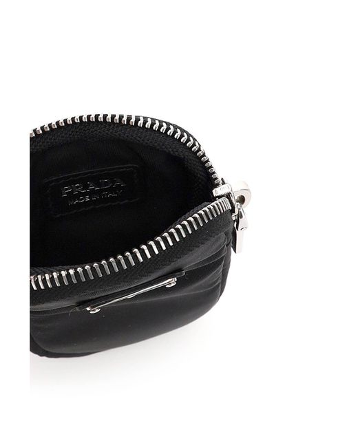 Prada Mini Pouch With Shoulder Strap in Black Lyst UK
