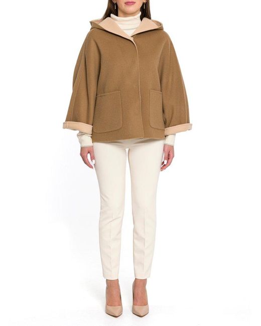 Weekend by Maxmara Natural Magno Reversible Buttoned Coat