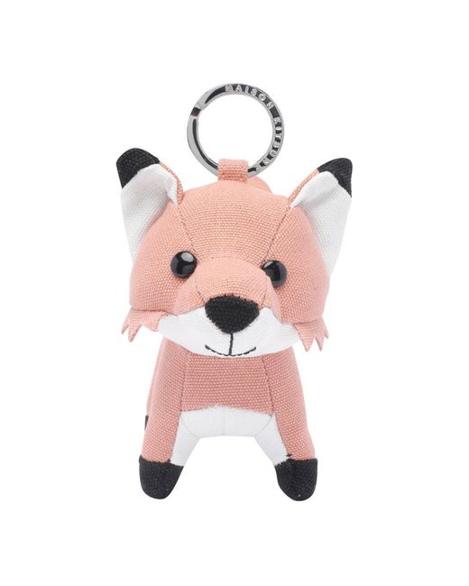 Maison Kitsuné Pink Keychains for men