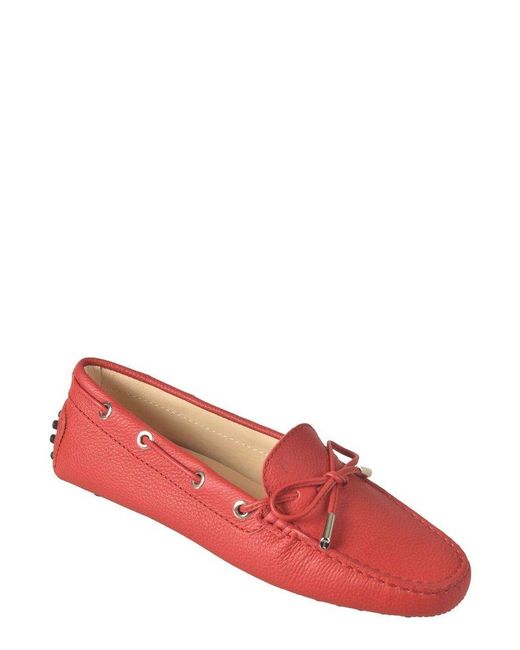 Tod's Red Gommino Loafers