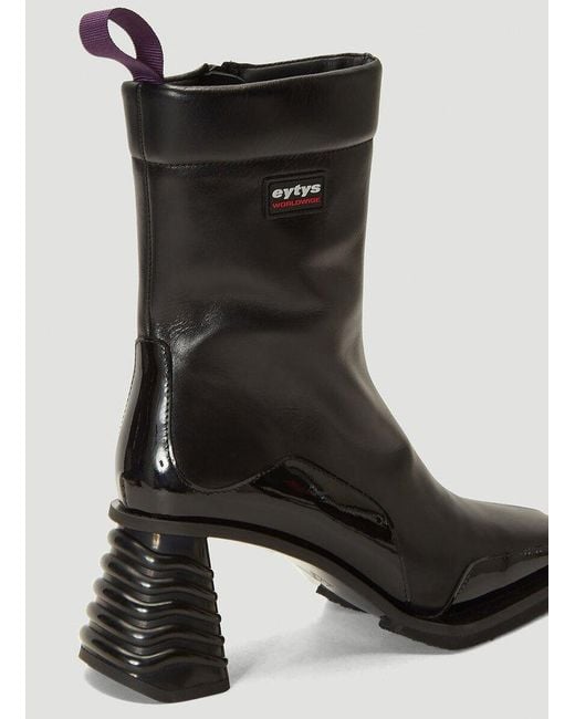 Eytys Black Gaia Leather Boots